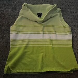 Rafaella Light Green Knit Top